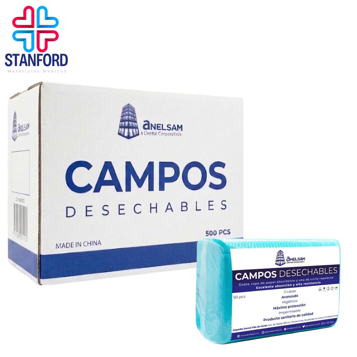 CAMPOS ANELSAM BOLSA C/ 50 PZA