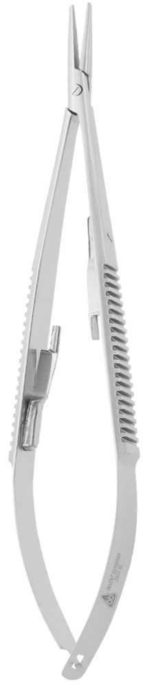 PORTA AGUJAS CASTROVIEJO 14CM RECTA