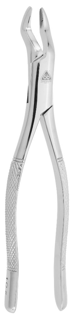 Forcep 10S para molares superiores.