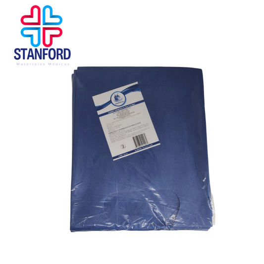 CAMPO HENDIDO DESECHABLES 0.75 * 0.90 mts AZUL C/10 PZA