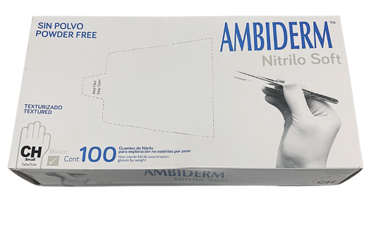 GUANTES NITRILO AMBIDERM C/100