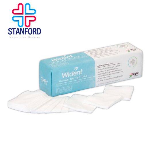 GASA WIDENT NO TEJIDA 5X5 PAQUETE C/200