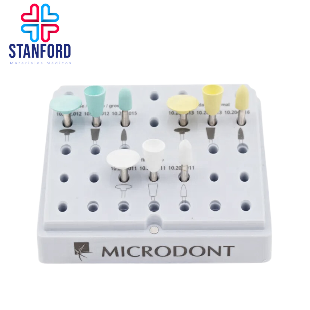 KIT DE PULIDO RESINA C/9 MICRODONT