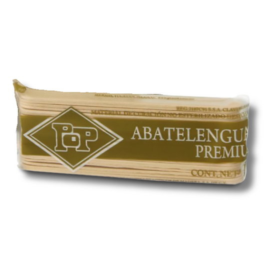 ABATELENGUAS DE MADERA PREMIUN POP C/25PZS